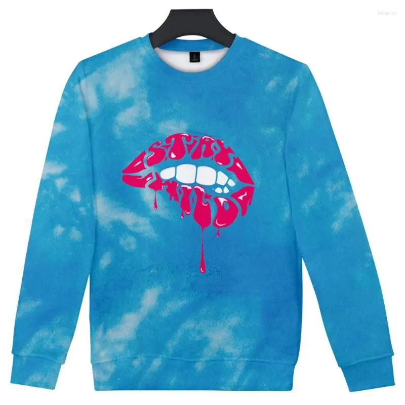 Ben Azelart Merch 3D Tie Dye Hoodie Men Casual Streetwear