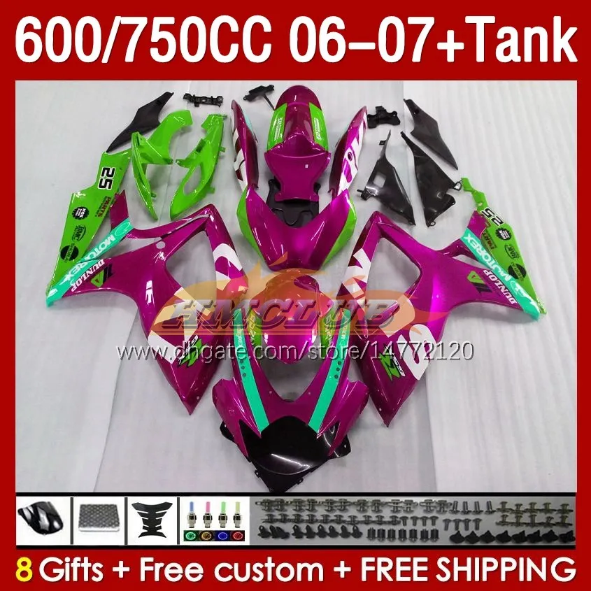 GSXR 600/750 Fairings 2006 2007 OEM Injection Mold Bodywork