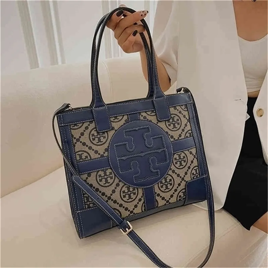 69% Off Evening Bags Online sale Trendy Handbags Trend Canvas with Leather Color Matching Shopping Song