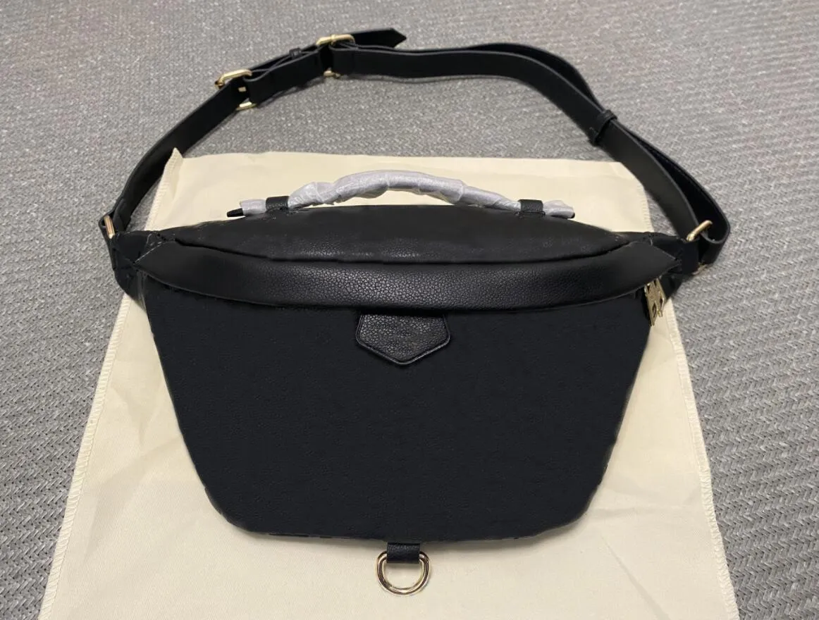 Bauchtasche, Cross-Body-Taillentaschen, Temperament-Bumbags, Gürteltasche, Bum-Prägung, Blumen, berühmte Luxus-Designertaschen aus weichem Leder, Seriennummer, Datumscode, Staubbeutel