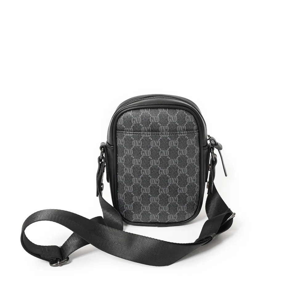  Bolso bandolera pequeño para hombre, mini bolso de mensajero  para teléfono y pasaporte, A-Negro, Mini bolsa de mensajero : Ropa, Zapatos  y Joyería