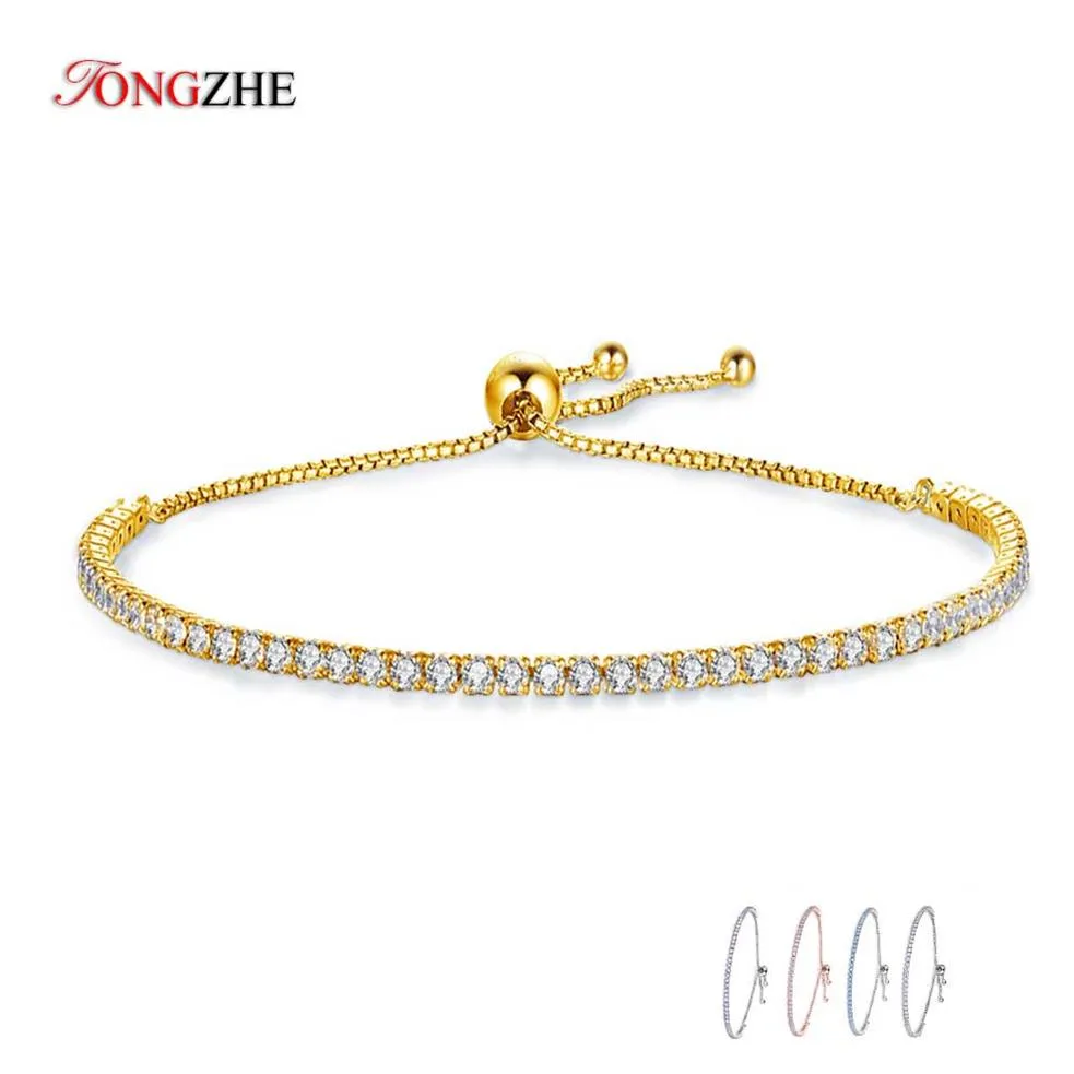 KALETINE Charms Pulseras para mujer Plata de ley 925 Azul Rosa Blanco CZ Tennis Beads Link Rose Gold Joyería para hombre 18 313u