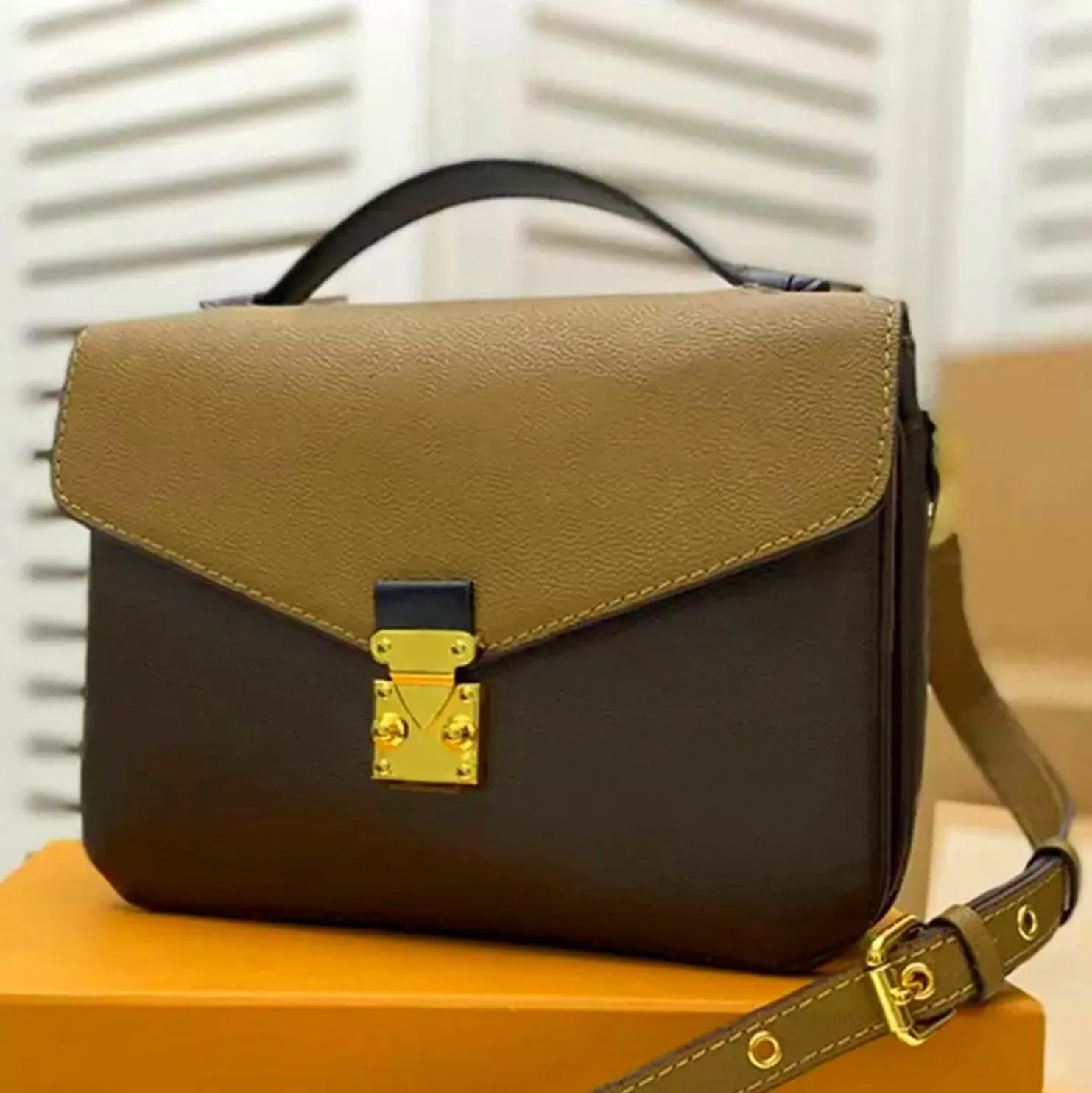5A Designer Postman Bag Damesmode Luxe lederen Pochette Tis Diagonale handtassen Koppelingstassen