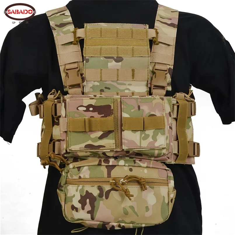 Herrenwesten Taktische MK3 Chest Rig Micro Chassis SACK Beutel H Harness M4 AK Magazineinsatz Airsoft Paintball Zubehör Jagdweste 220919