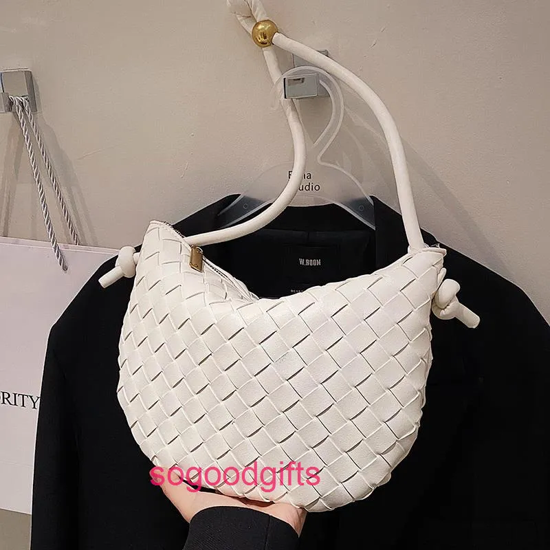 A YD Luxurys Jodies Designers Bag Crossbody Bottegss Väskor Venets med logotypen Small Bag Women 2023 New Fashion Woven Shoulder Stexture Ocean und