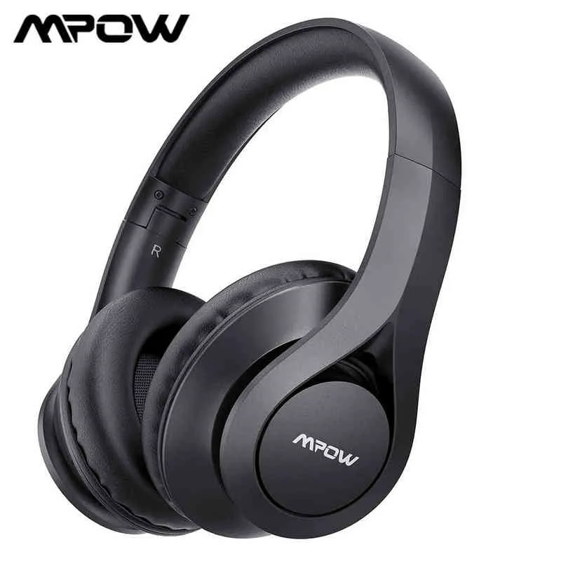 Mpow BH451 Pro Casque de jeu Bluetooth 60 heures Casque sans fil Leader Bluetooth 5.0 Casque CVC6.0 Micro HiFi Stéréo Son T220916