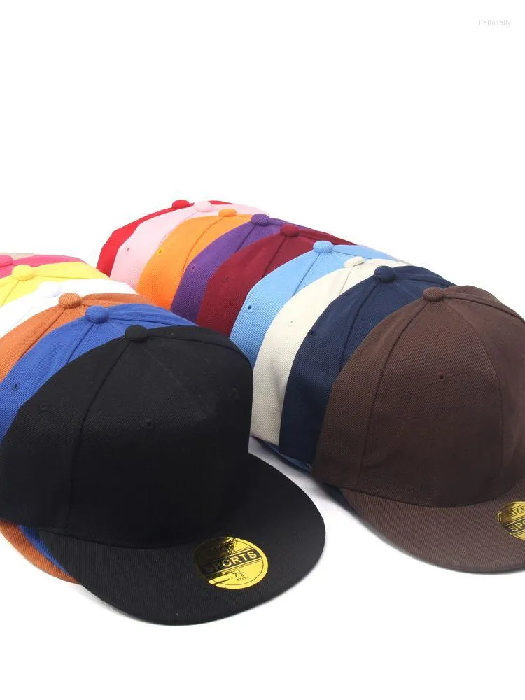 Multicolored Hip Hop Stylish Hip Hop Cap With 6 Panels Flat Brim And Adjustable Snapback For Men And Women Solid Color 55 60cm From Hellosally 8.41 DHgate.Com