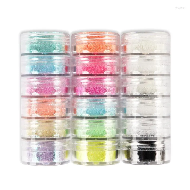 6 Colors Candy Nail Glitter Sparkly Sugar Dust Powder Pigment for Manicure  DIY Nail Art Decorations