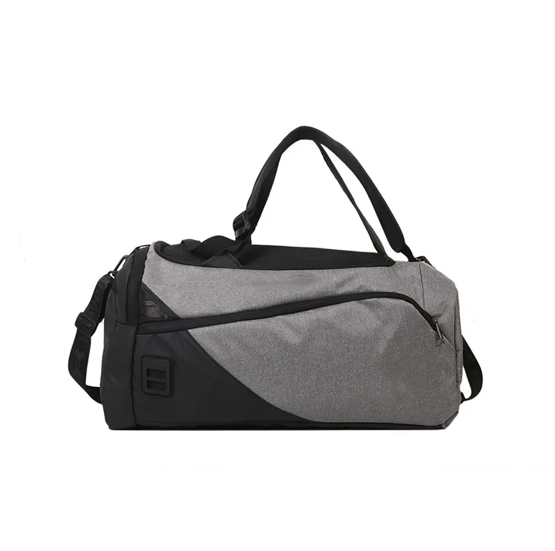 Bolsa de muff de gin￡stica esportiva com sapatos bolso de bolso masculino viagens de ioga ao ar livre treinamento de fitness time de fitness saco de mochilos oxford