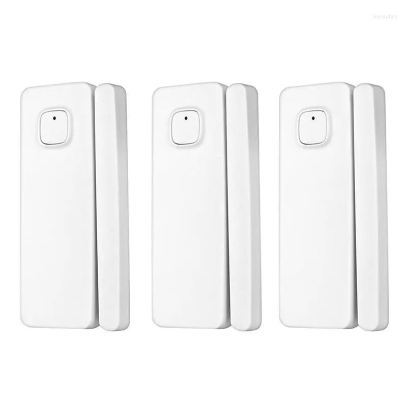 Smart Home Sensor Wifi Door Window Automation Tuya Life Notification Alerts Rechargable Battery Work Alexa Google IFT3 Set