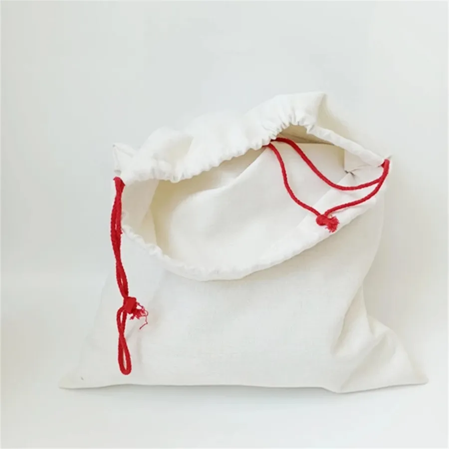 DIY Self-Lit Drawstring christmas sacks for Christmas Decorations and ...