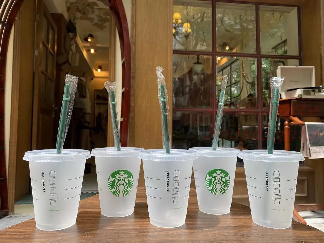 Tumblers Quality Starbucks 16oz/473ml Plastic Cups Reusable