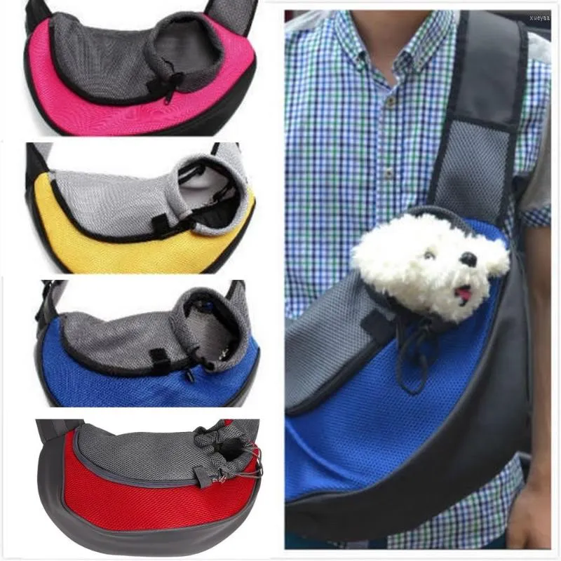 Dog Car Seat Covers Pet Carrier Cat Puppy Sling Front Mesh Travel Tote Shoulder Bag Backpack Silicone Bowl Drop By EPacket