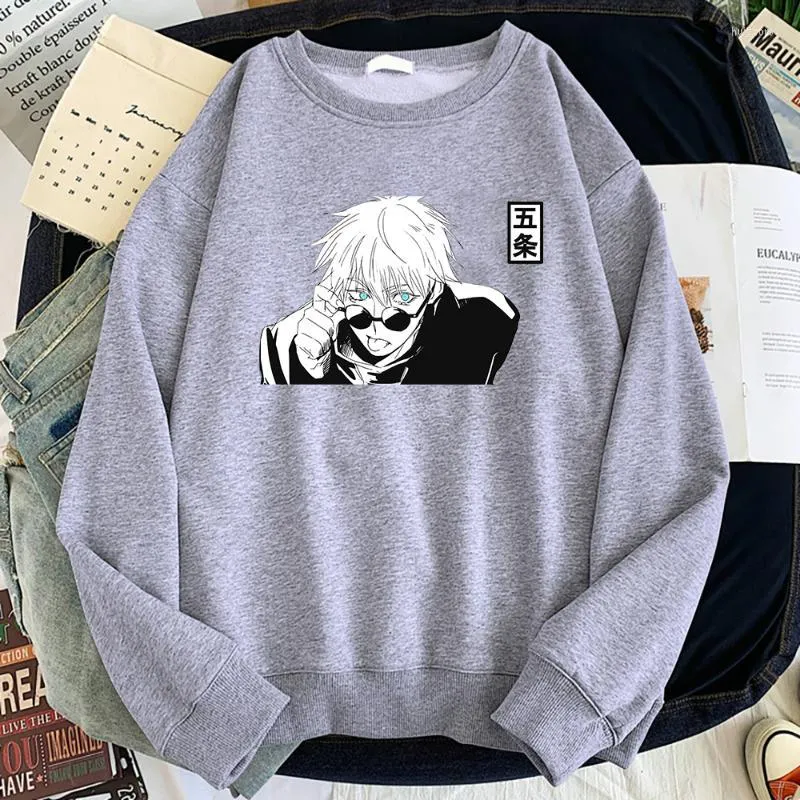 Sweats à capuche pour hommes Sweatshirts pour hommes Anime Jujutsu Kaisen Pulls pour hommes Printemps Lâche Sweat-shirt décontracté Creative Graphic Street Harajuku