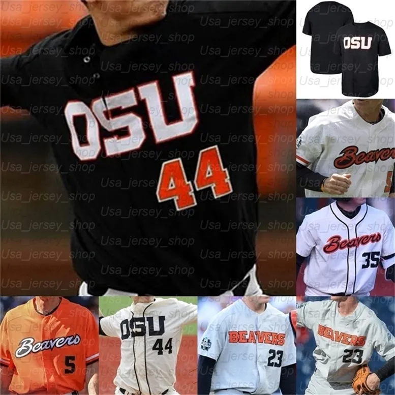 Malmitness 2021 Oregon State Beavers Beabers Osu College Бейсбольные майки Мадригал 35 Adley Rutschman 23 Jacoby Ellsbury Любое число названий