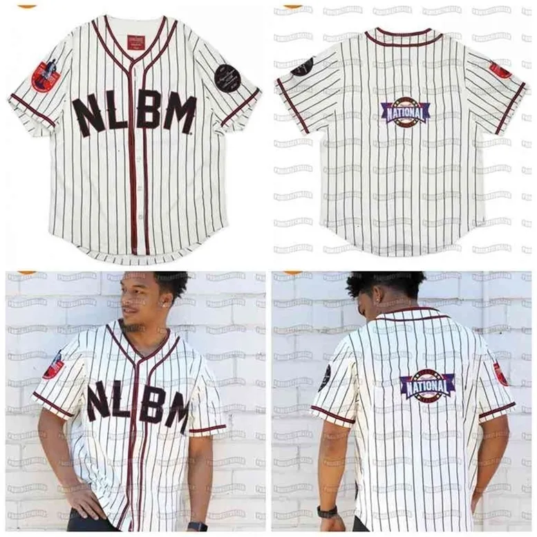 GlaC202 CENTENNIAL COMMEMORATIVE HERITAGE Custom NLBM Negro Leagues Baseball Jersey Stiched Name Stiched Number Expédition rapide de haute qualité