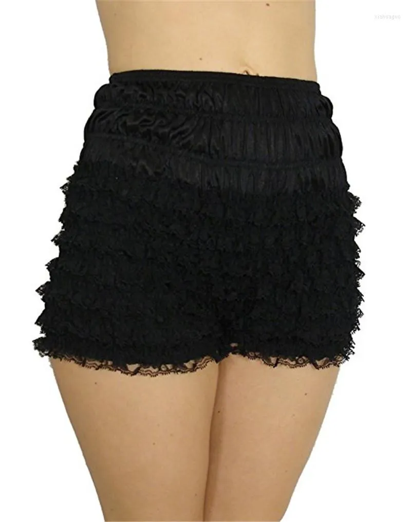 Sexy Lace French Maid Ruffled Frilly Ladies Frilly Knickers For Women High  Waist Stretch Safety Short Pants From Xiahuaguo, $21.17