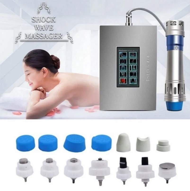 Massageador de corpo inteiro Cuidado de saúde Ondas de terapia de ondas de choque ondas de choque de fisioterapia Spa Extracorpórea Massager ED Treatment Back and Neck MA