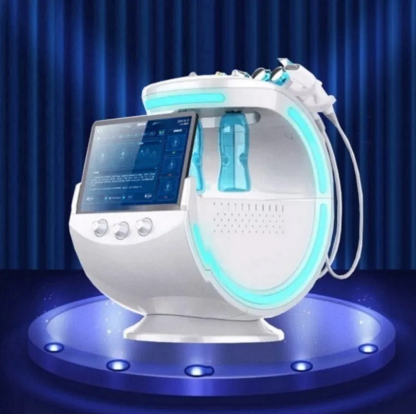 Équipement de beauté 2022 Nouveau 7 en 1 Smart Ice Blue H2O2 Hydra Oxygen Aqua Peel Hydrodermabrasion Facial Machine