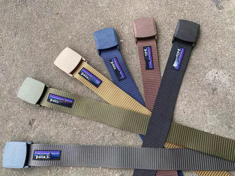 Designer Outdoor Belts Fashion Accessories Nylon Metal Buckle Unisex