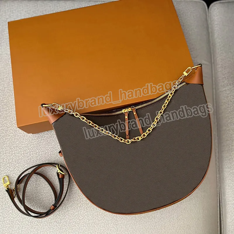 Bolsas de luxo Bolsas de grife da cadeia Bolsa de ombro da marca Half Moon Sacos de Crossbody Bolsas de Bolsas de Armadia