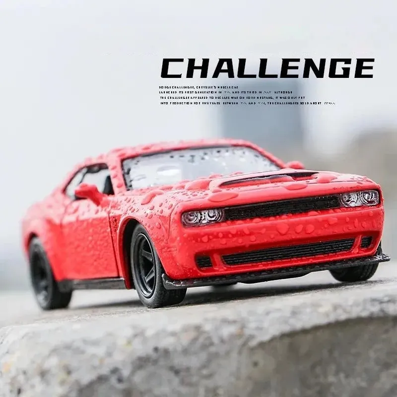 Druckguss-Modellauto Dodge Challenger SRT Demon RMZ City 1 36 Legierungsautomodell Supercar-Serie Kindergeschenke Simulation Exquisite Druckguss-Spielzeugfahrzeuge 220919