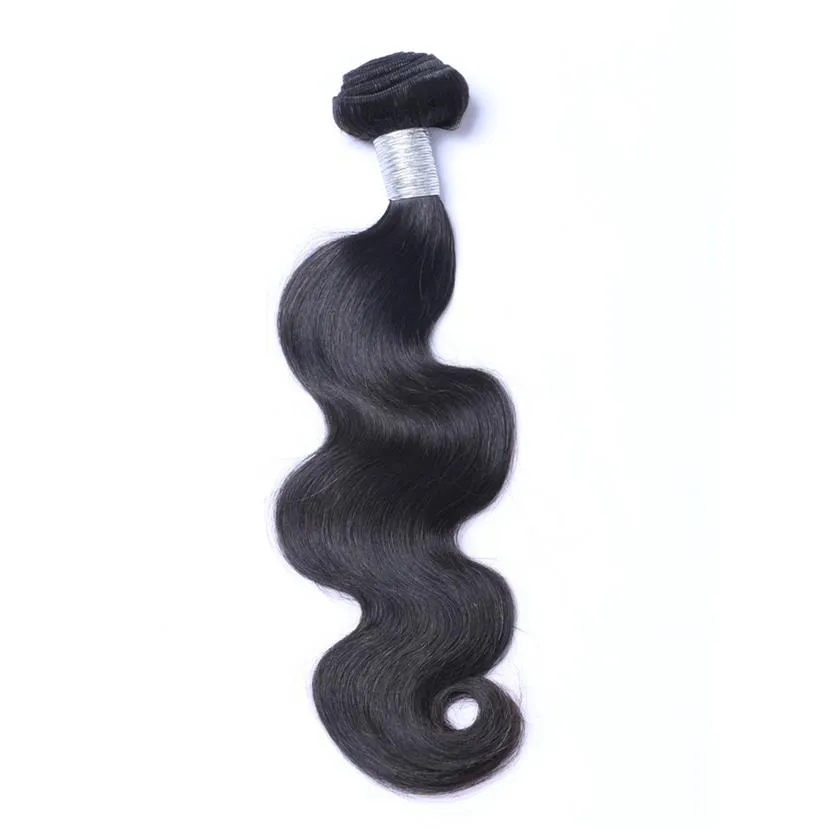 Brazilian Virgin Human Hair Body Wave Unprocessed Remy Hair Weaves Double Wefts 100g Bundle 1bundle lot Can be Dyed Bleached2819
