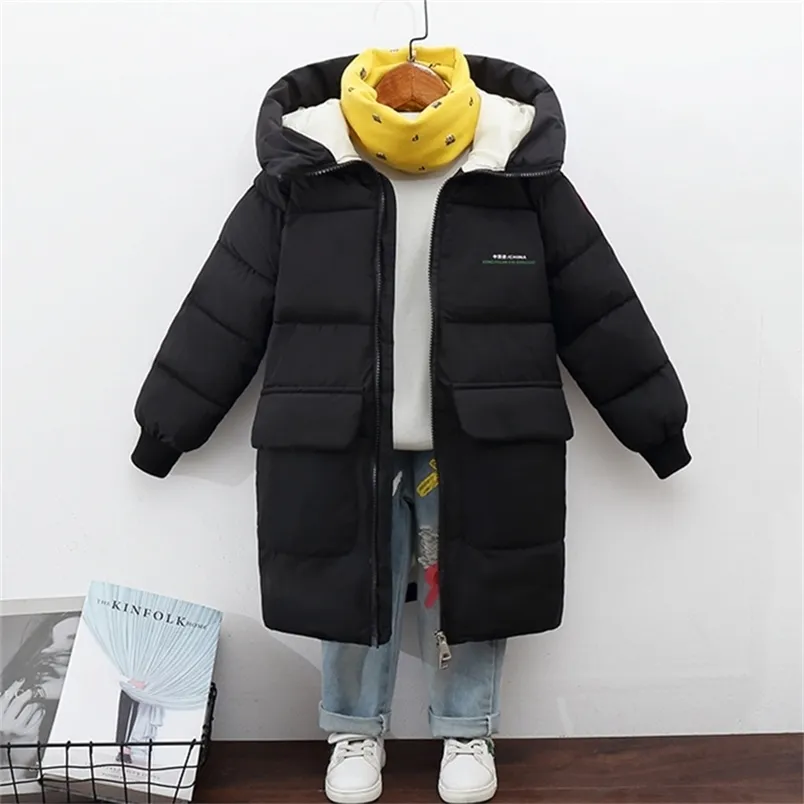 Down Coat Boys Jackets Girls Winter S Children Baby Fross Long Kids Lower Lowerwear Snowed Snowsuit Overcoat Roupos 220919