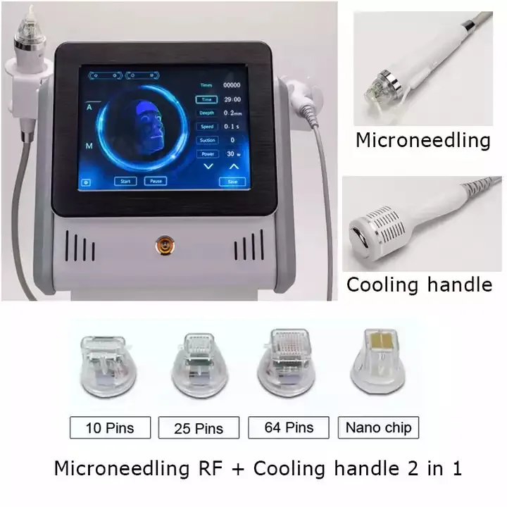 Actional RF Microneedle Machine Professional Skin Tightening Radiofrequency Intracel Needle Mesotherapy For Face Salon