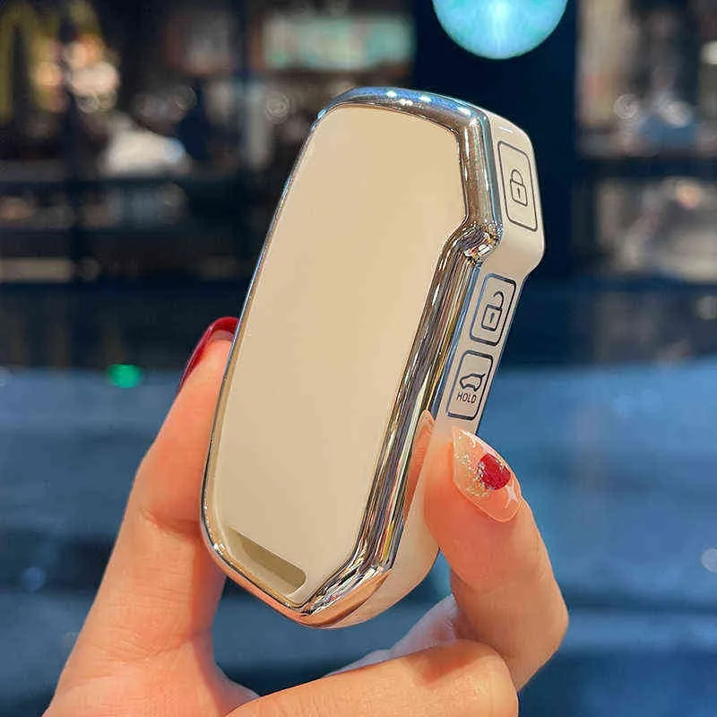 Ontto Car Smart Key Fob Cover Fit For Kia Cerato Ceed Forte NIRO Sorento Seltos Sportage Soul Telluride ABS Plastic Remote Keychain Key Shell Key Box