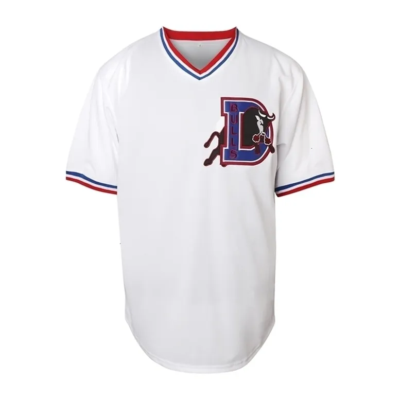 Glnmitness＃8 Davis Durham Bulls Jersey Shird Custom Baseball Jerseys任意の名前と数字ダブルステッチ