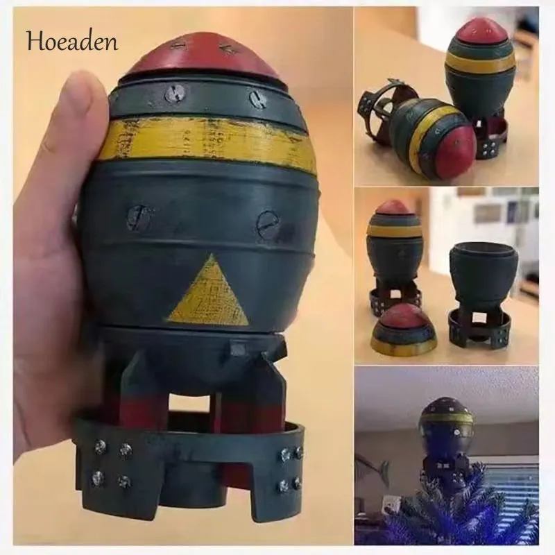 Dekorative Objekte Figuren Mini Nuke Bombe Aufbewahrungsbox Retro Harz Figur Desktop Kunst Handwerk Dekor für Zuhause Schlafzimmer Büro Tabl226c