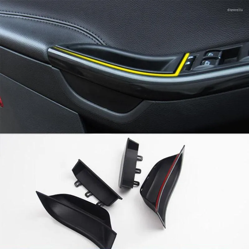 Car Organizer For Focus 3 2012-2022 Car-styling Front Door Handles Glove Box Armrest 2pcs/Lot Auto Accessories