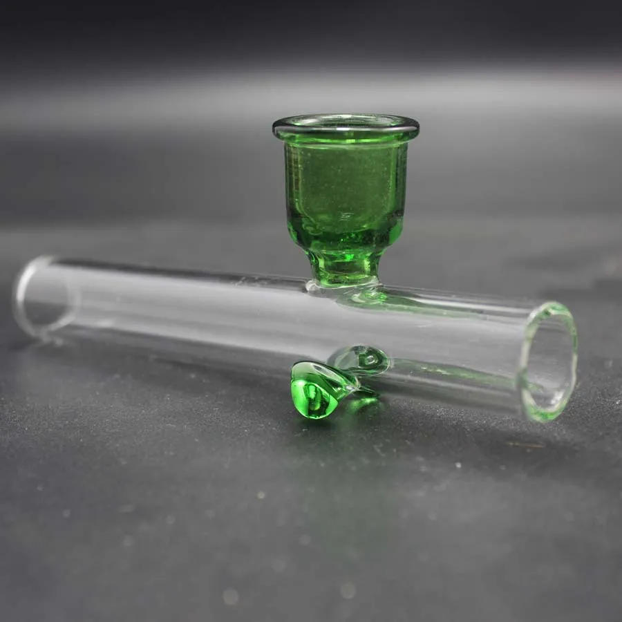 Steamroller Smoking Pipes Glass Steam Roller pipes Green Color