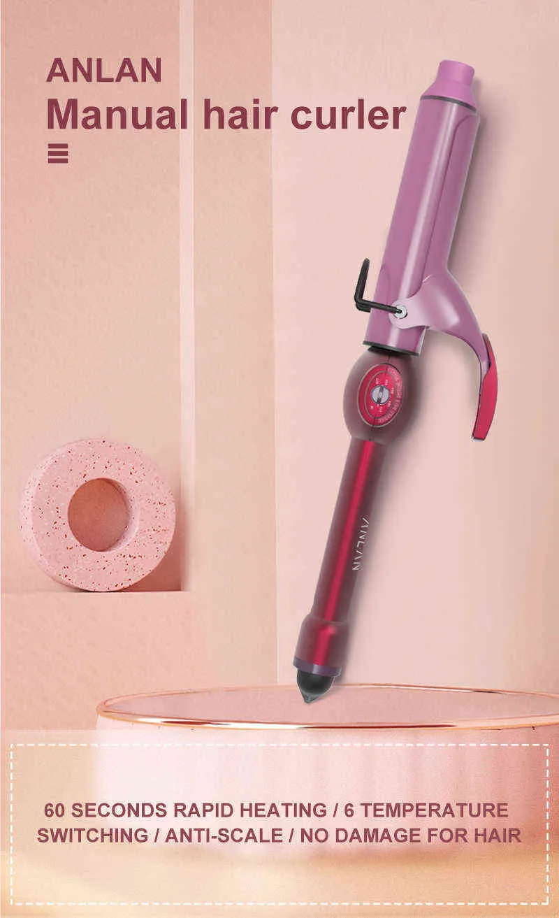 Manual hair curler sale
