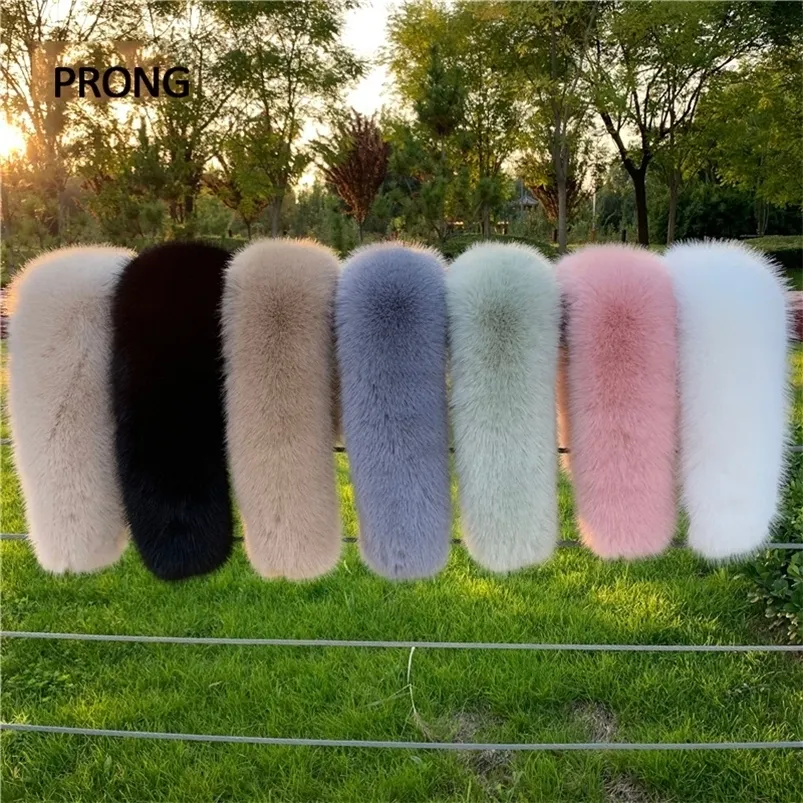 Scarves Women Faux Fur Collar Shawl For Winter Coat Hood Decor Fake Scarf Parkas 220920