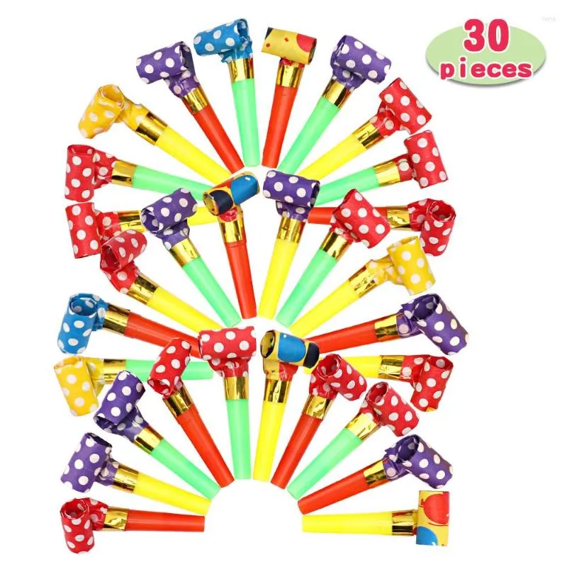 Party Favor 30pcs Blowout For Kids Birthday Whistle Blowers Favors Toys Christmas Year Gifts Boys And Girls