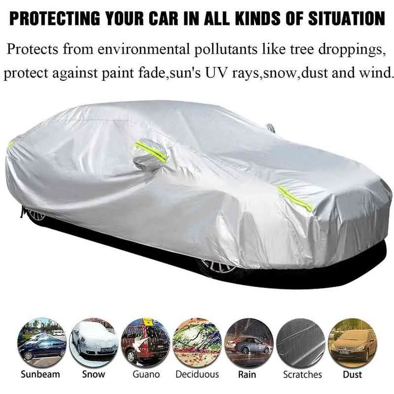 Bâche de protection universelle de voiture anti neige bâche - Temu Canada