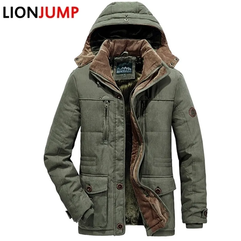 Giacche da uomo Tempo libero Velluto Cappotto spesso caldo Impermeabile in pile con cappuccio Giacca da esterno da uomo Cappotti Cappello Giacca a vento Parka Uomo 220919