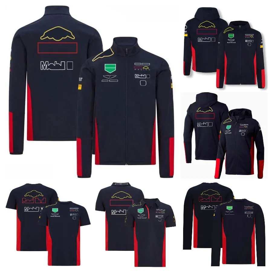 F1 jas met capuchon Herfst/Winter Herenjas Formule 1 Racing Sweatshirt met capuchon F1 T-shirt Casual poloshirt Sneldrogende tops kunnen worden aangepast