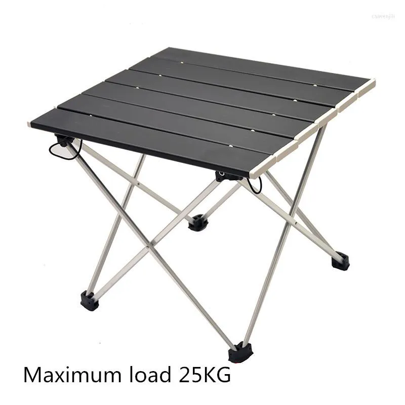 Mobilier de Camp Table pliable Portable Camping extérieur ordinateur lit Tables pique-nique en alliage d'aluminium Ultra léger imperméable Durable pli