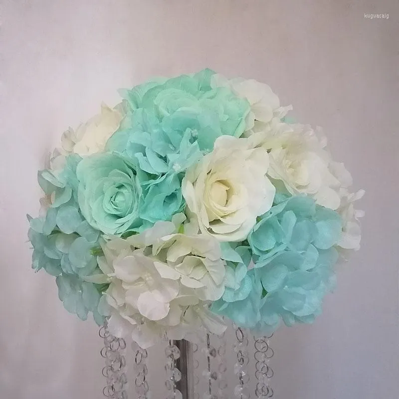 Party Decoration Wedding Road Lead Artificial Flower Ball Table Flowers Centerpiece Balls