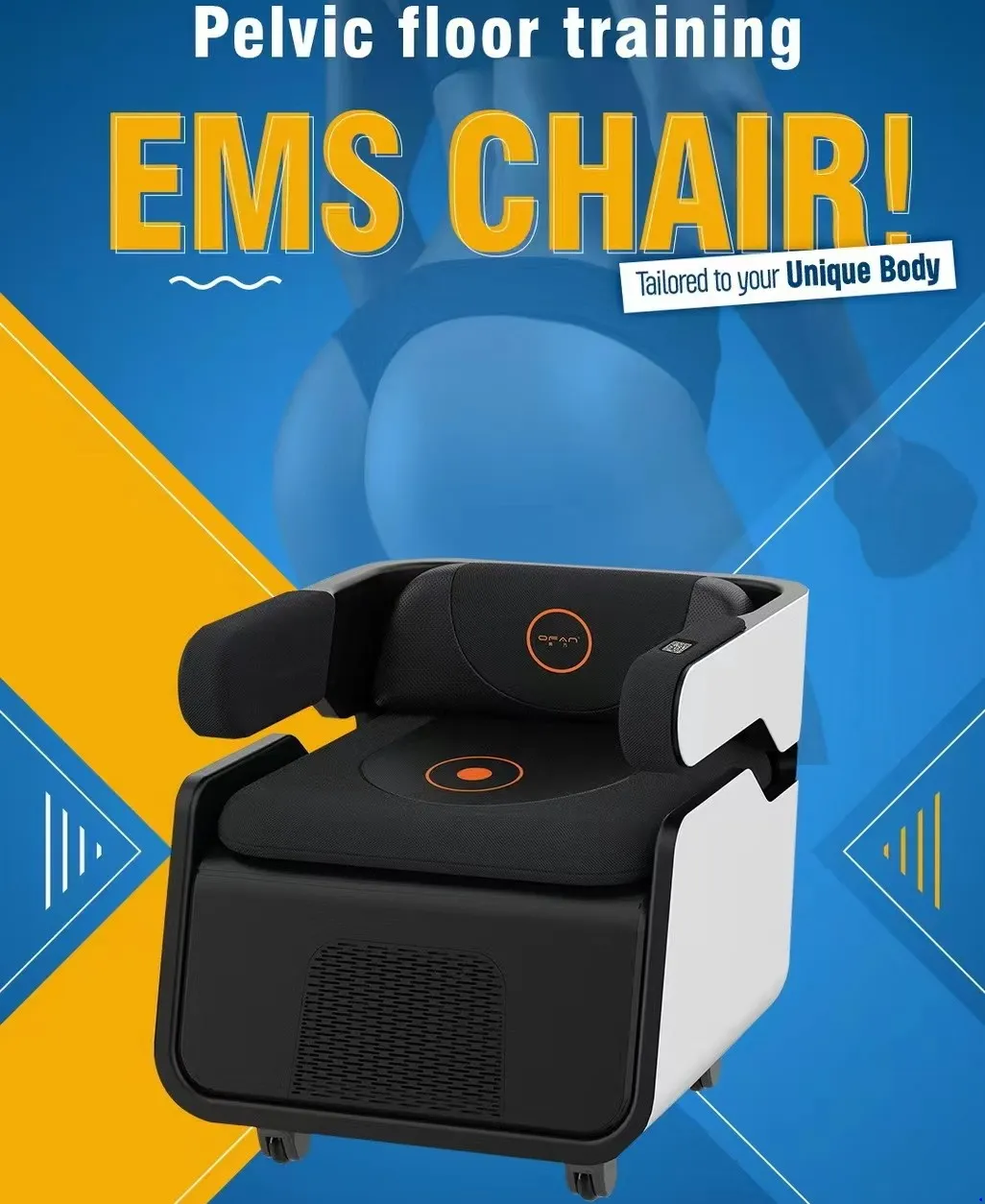 EM-кресло Тренировка мышц тазового дна Ремонт для похудения EMslim волшебное кресло-машина ненавязчивая подтяжка влагалища HIEMT отремонтировал устройство для стимуляции мышц таза