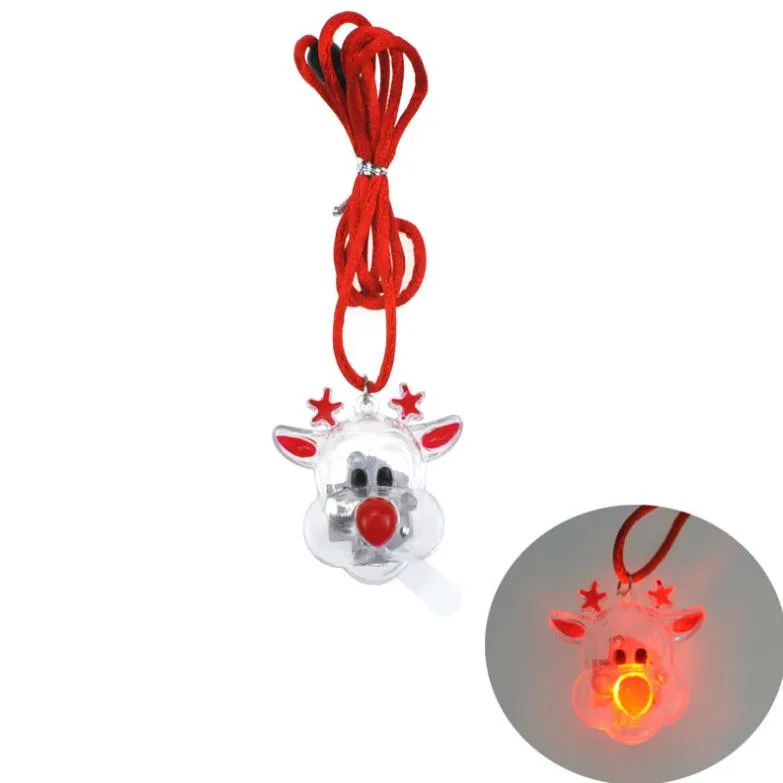 2 Colliers Lumineux LED - 9 Ampoules, 3 Modes Clignotants - Accessoire Fête Noël, Soirée, Déguisement