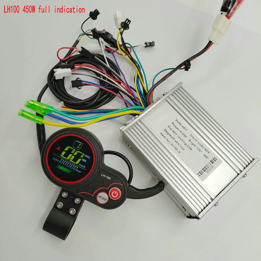 Display LCD LH100 White Colored Screen Com Shifter BLDC Controller 