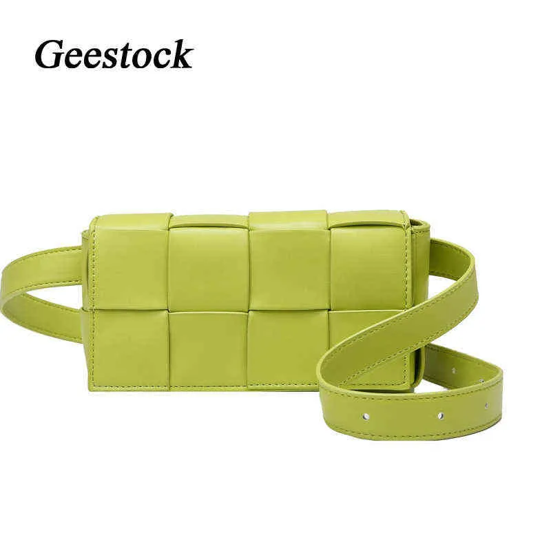 Сумка для груди Geestock для женщин для женщин кожаная лопатка упаковка модного ремня Messenger Женская плечо телефон простая сумочка J220705