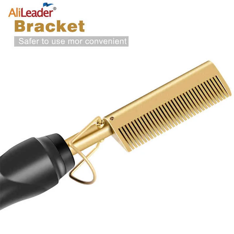 Ceramic Hot Comb Hair Straightener Curler 160 180 C Wet Dry Use Iron Plate For Black Hair Wigs Beards From Wangcai06 11.49 DHgate.Com