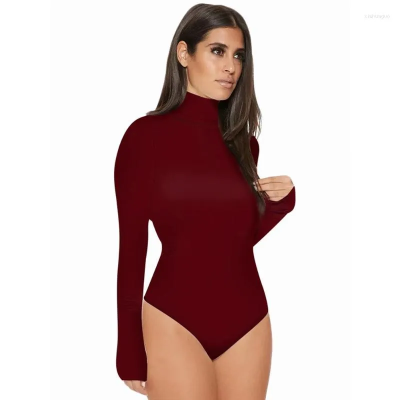 Women's Two Piece Pants Women's Sexy Bodysuit Women 2022 Elastic Slim Woman Long Sleeve Top Autumn Winter Elegant One Bodycon