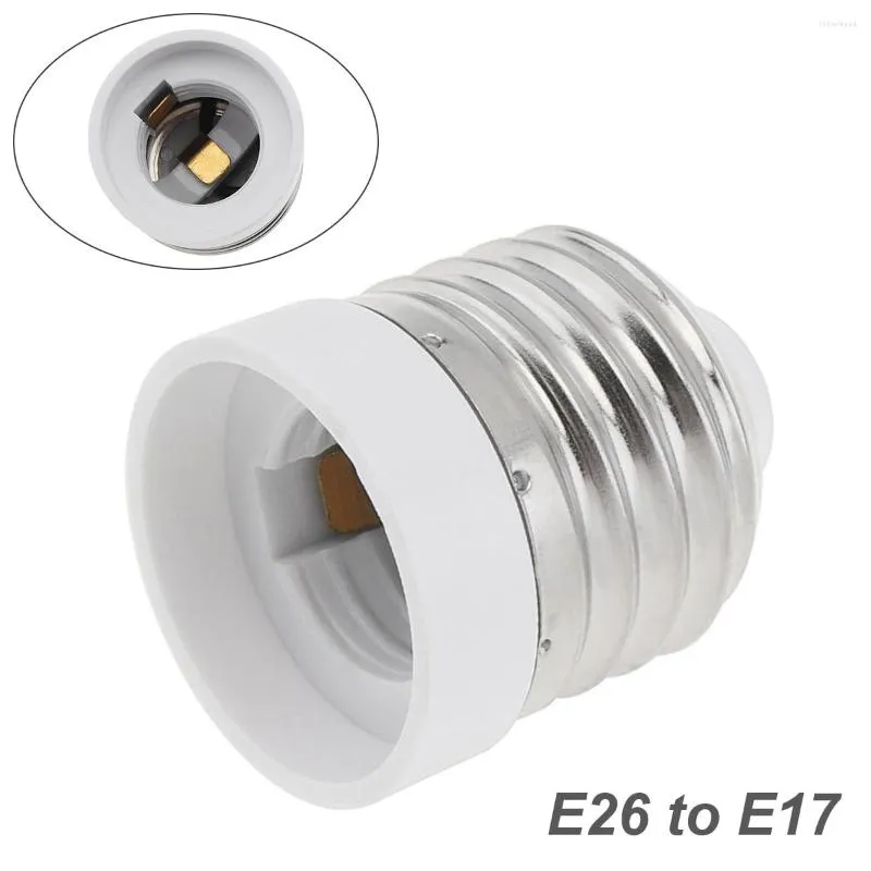 Uchwyty lampy E26 E27 do E17 Adapter gniazda standardowa średnia śruba pośrednia żarówki adaptera Akcesoria oświetlenia