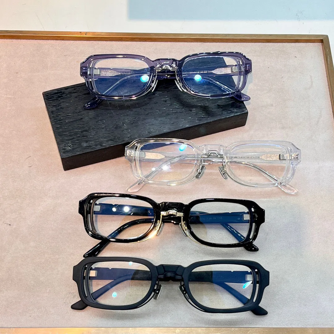 Homens e mulheres Óculos de óculos enquadramentos de óculos quadro de lentes limpas masculas N12 Caixa aleatória mais recente